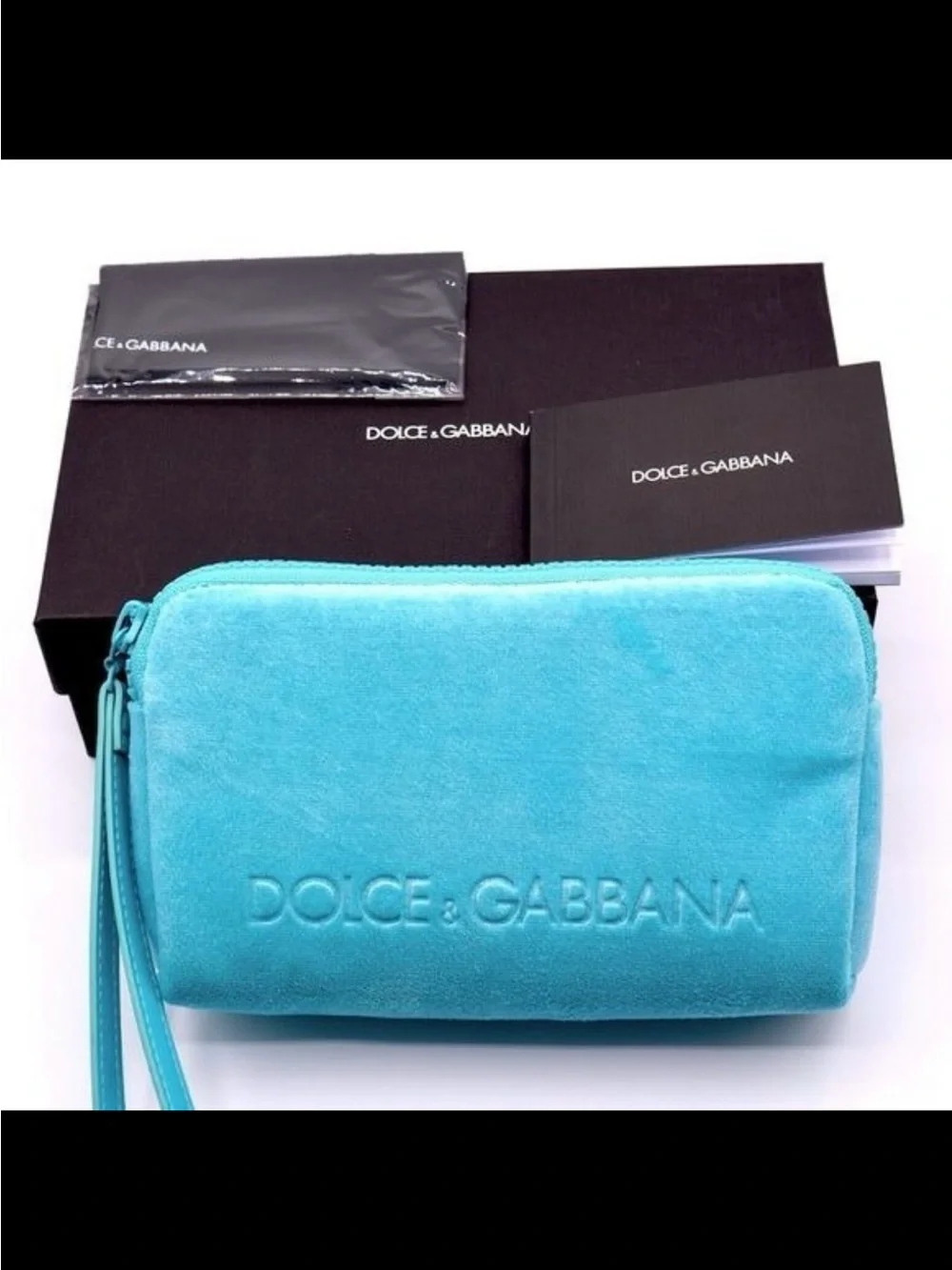 Dolce & Gabbana White Cat-Eye Sunglasses with Black Lenses